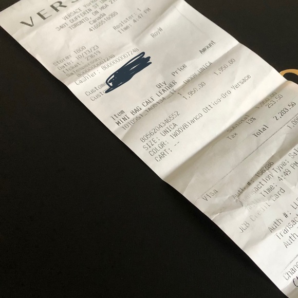 Authentic VERSACE Black Calf Leather Mini Greca Goddess Shoulder Bag - Picture 11 of 11